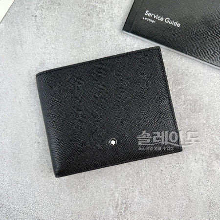 몽블랑 사토리얼 6CC 반지갑 블랙 인디고 116326