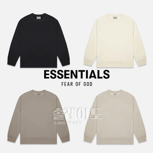 FEAR OF GOD ESSENTIALS 피오갓 에센셜 백로고 21SS 피어오브갓 맨투맨