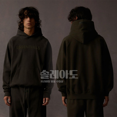 FEAR OF GOD ESSENTIALS 피어오브갓 에센셜 FOG 피오갓 23SS 앞로고 후드티