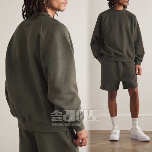 FEAR OF GOD ESSENTIALS 피어오브갓 에센셜 FOG 피오갓 23SS 앞로고 맨투맨