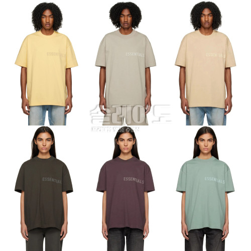 FEAR OF GOD ESSENTIALS 피오갓 에센셜 앞로고 23SS 반팔 티셔츠