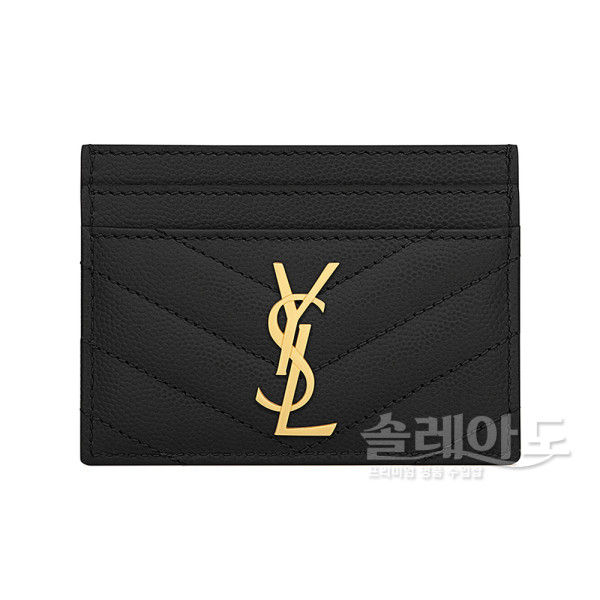 입생로랑 YSL 마틀라세 모노그램 여자 카드지갑 은장 금장 423291 BOW01 1000 423291 BOW02 1000