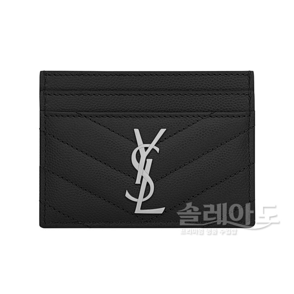 입생로랑 YSL 마틀라세 모노그램 여자 카드지갑 은장 금장 423291 BOW01 1000 423291 BOW02 1000