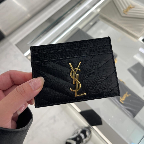 입생로랑 YSL 마틀라세 모노그램 여자 카드지갑 은장 금장 423291 BOW01 1000 423291 BOW02 1000