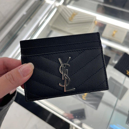 입생로랑 YSL 마틀라세 모노그램 여자 카드지갑 은장 금장 423291 BOW01 1000 423291 BOW02 1000